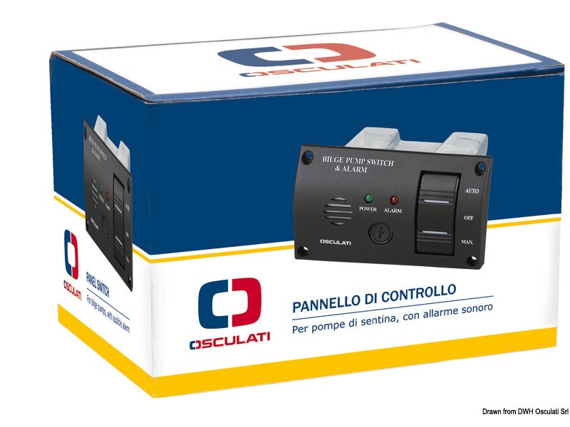 Pannello di controllo ON-OFF-ON 