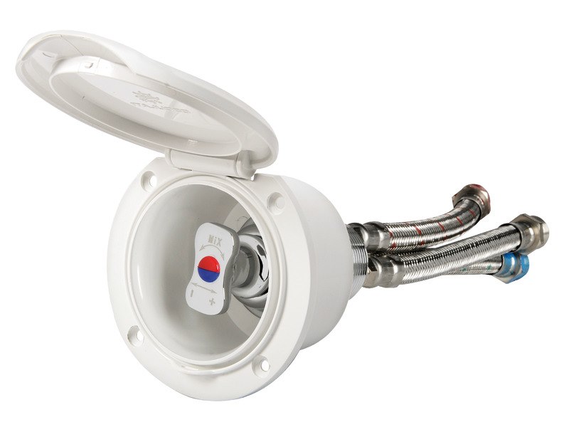 Box doccia con rubinetto miscelatore