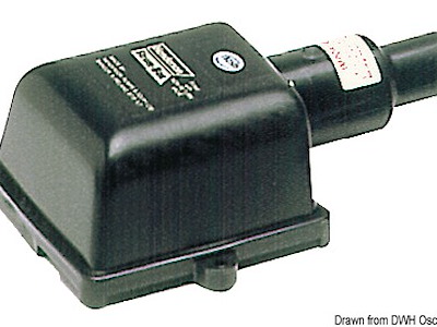 Succhiarola WHALE in plastica nera