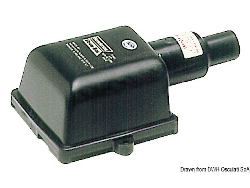 Succhiarola WHALE in plastica nera