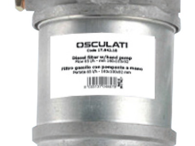 Filtro gasolio con pompante a mano 