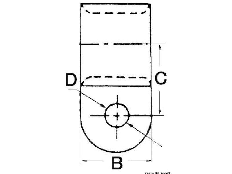 Passacavi/serrafilo in Nylon