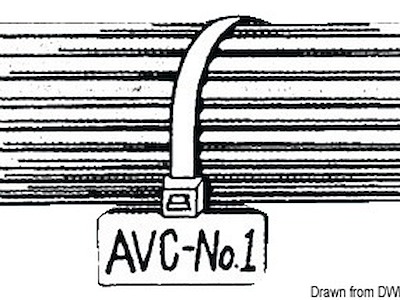 Fascetta in Nylon con placchetta