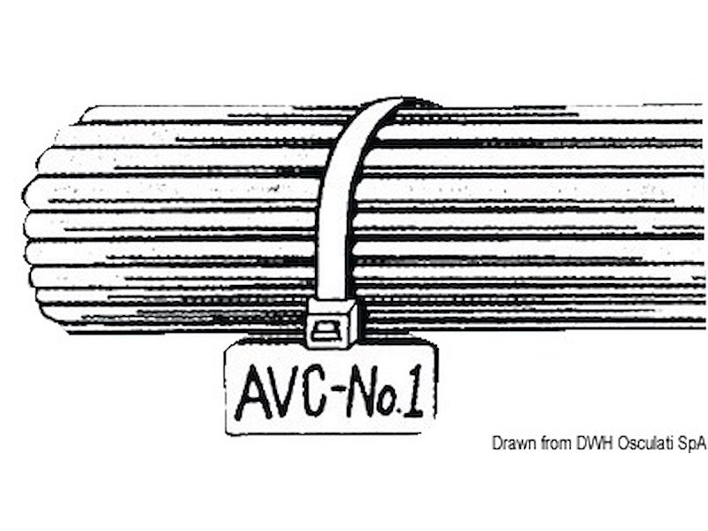 Fascetta in Nylon con placchetta