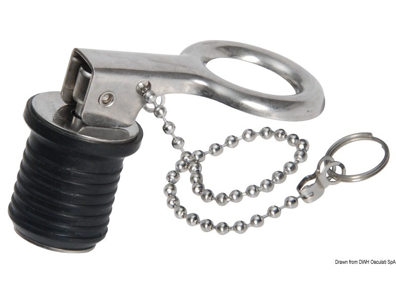 Tappo di scarico acqua ad espansione a leva