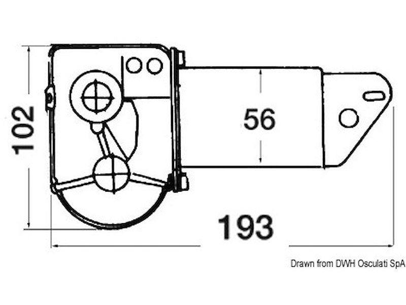 Tergicristallo a tenuta stagna