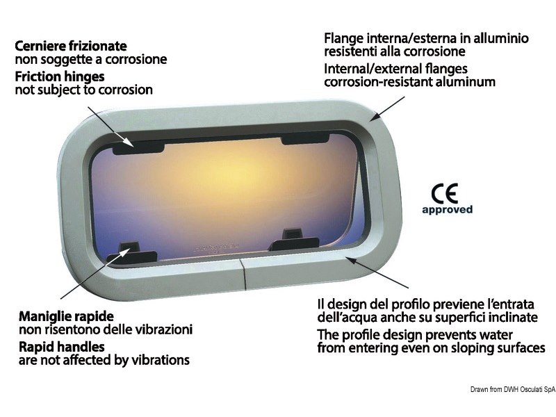 Oblò LEWMAR NEW Standard