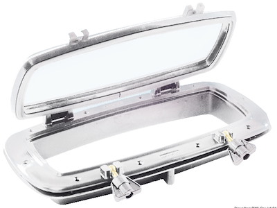 Oblò nylon bianco 400x200 mm 