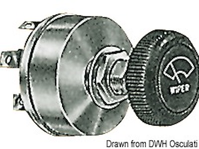Interruttore tergicristallo 12 V 2 velocità 