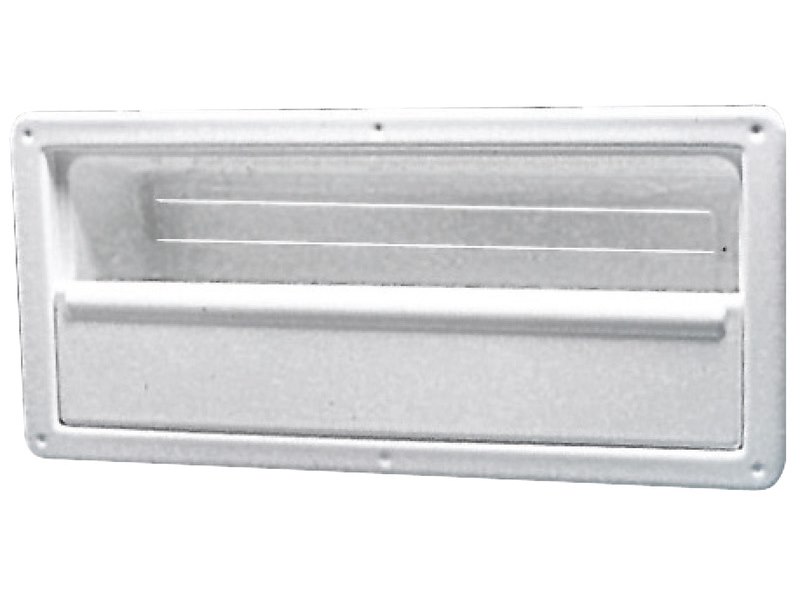 Tasca laterale porta-oggetti in ABS bianco