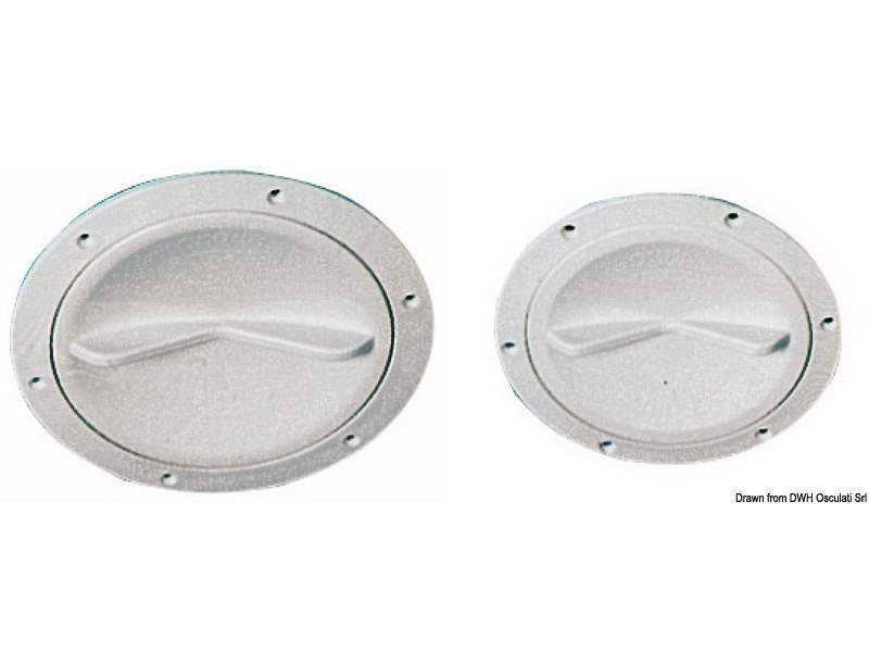 Tappo ispezione con presa per apertura facilitata