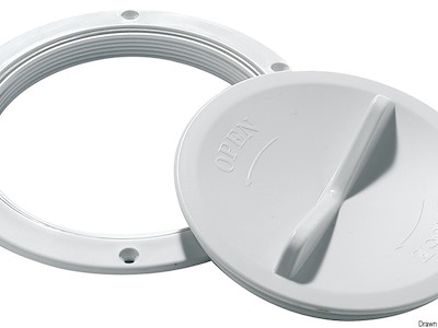 Tappo ispezione con presa per apertura facilitata