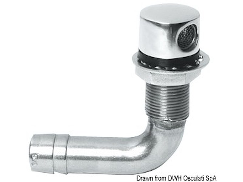 Sfiato carburante in acciaio inox lucidato a specchio