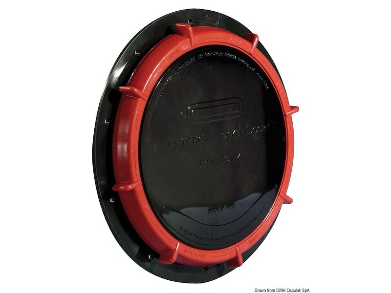 Botola WHALE a tenuta stagna con coperchio a vite
