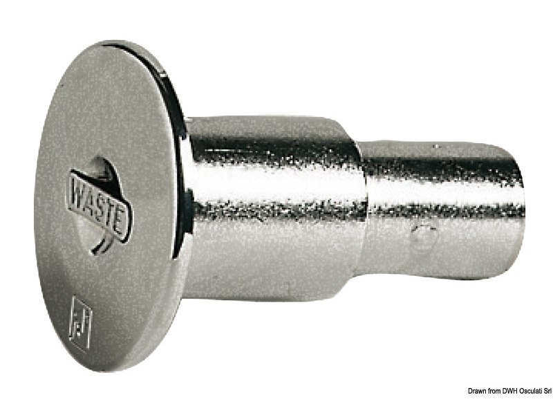 Tappo di rifornimento in ottone cromato