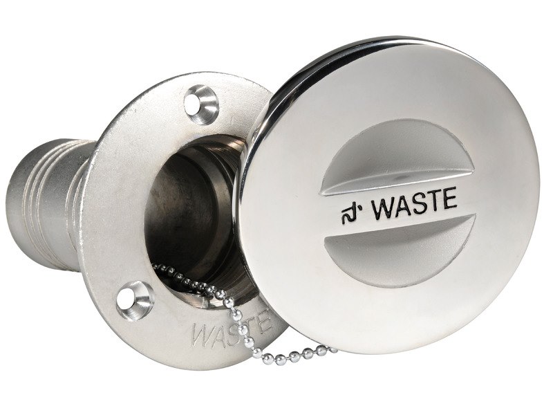 Tappo imbarco in acciaio inox AISI 316 microfuso e lucidato a specchio