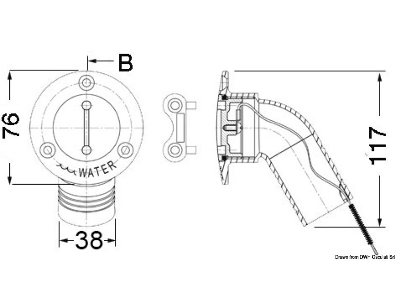 Tappo imbarco a filo