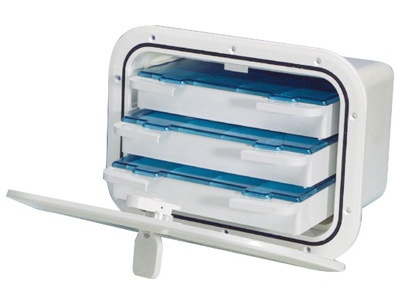 Cassonetto con portello a tenuta stagna