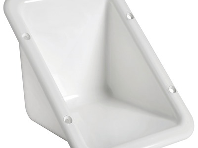 Vano ad incasso in plastica per alloggiamento tappo di rifornimento