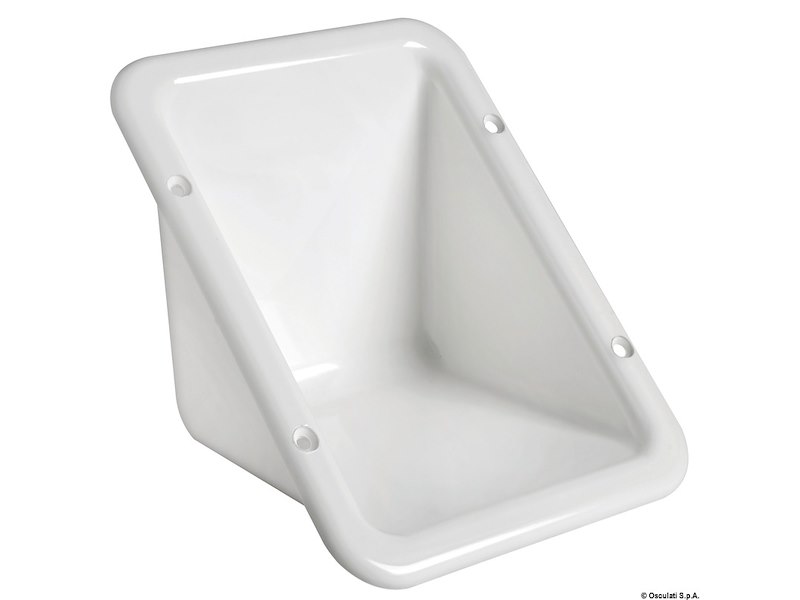 Vano ad incasso in plastica per alloggiamento tappo di rifornimento