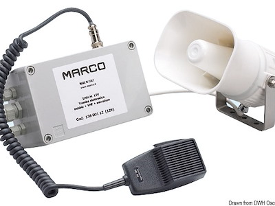 Tromba/fischio elettronico multifunzionale MARCO