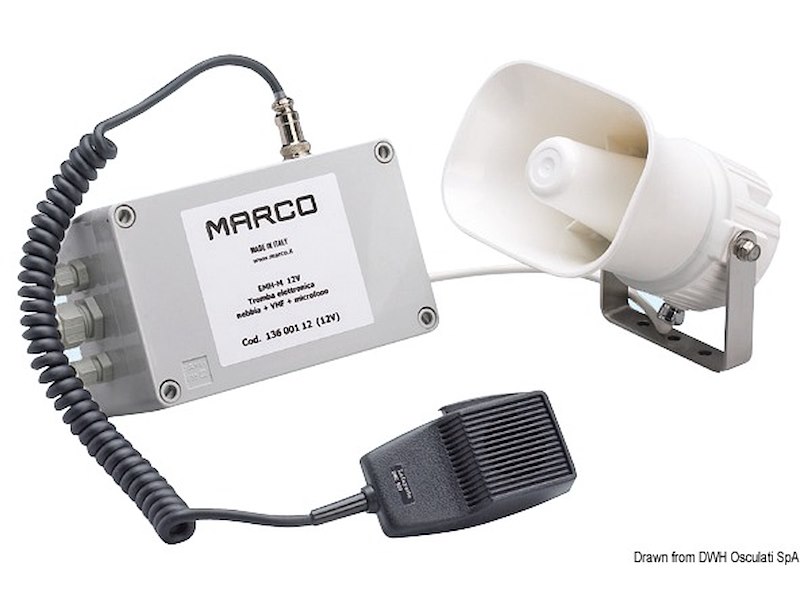 Tromba/fischio elettronico multifunzionale MARCO