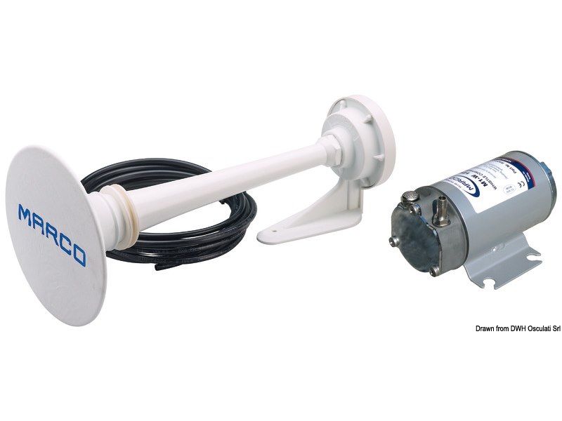 Tromba MARCO in ottone con compressore