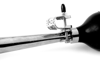 Tromba a pera ottone cromato 