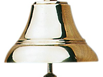 Campana in ottone cromato.