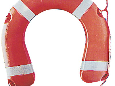 Salvagente rigido a ferro di cavallo omologato D.M. 385/99 