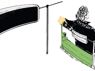 Schienalino bianco per battagliola 