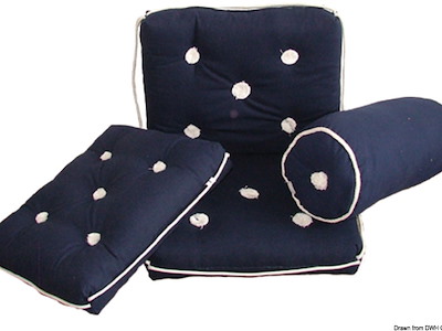 Cuscino in cotone idrorepellente e resistente ai raggi UV