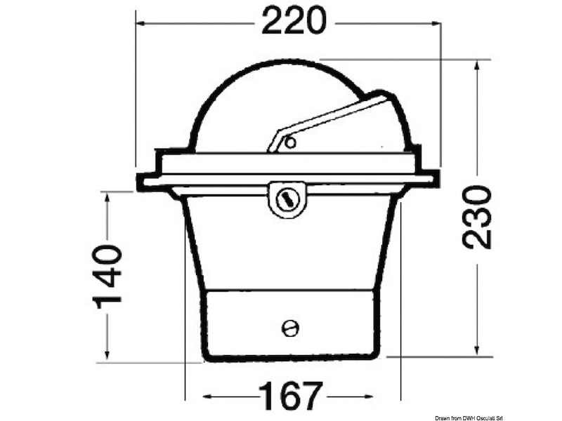 Bussola da incasso RIVIERA 6"