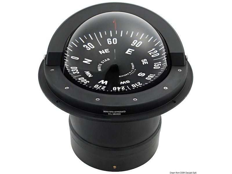 Bussola da incasso RIVIERA 6"