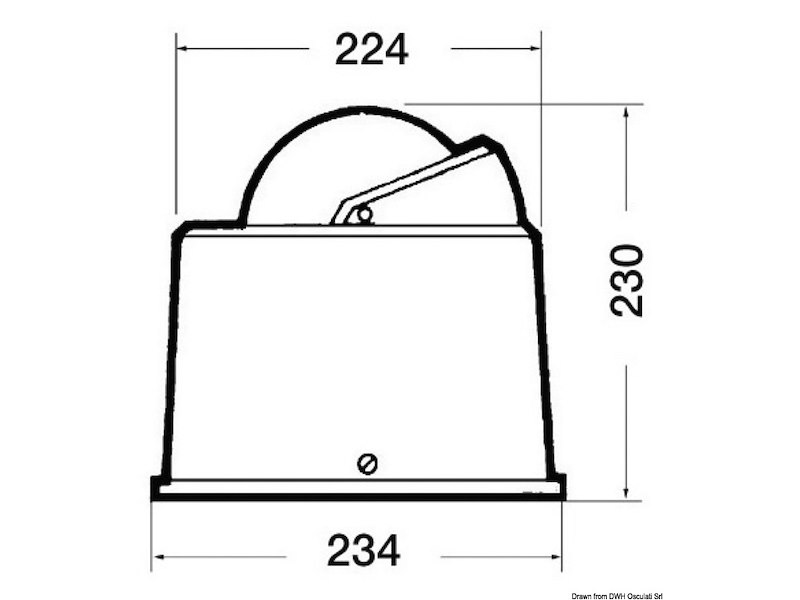 Bussola a chiesuola RIVIERA 6"