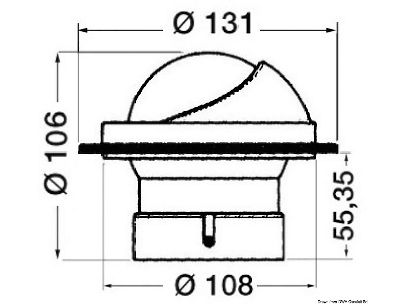 Bussola RIVIERA Artica 2" 3/4