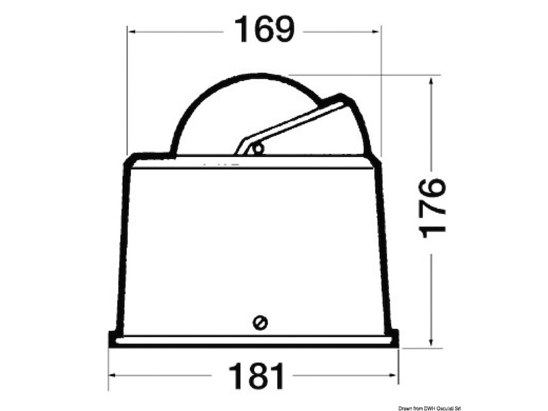 Bussola a chiesuola RIVIERA 5"