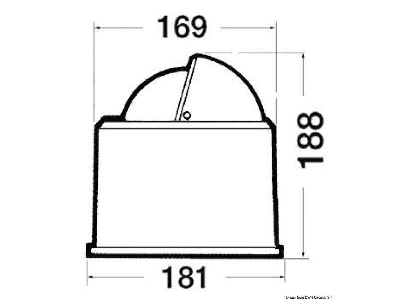 Bussola a chiesuola RIVIERA 5"