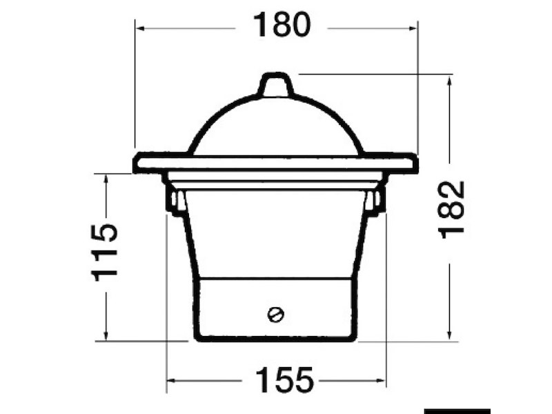 Bussola da incasso RIVIERA 5"
