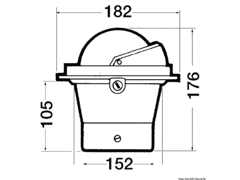 Bussola da incasso RIVIERA 5"