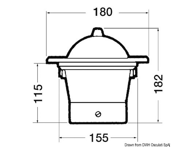 Bussola da incasso RIVIERA 5"