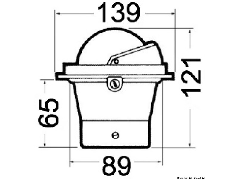 Bussola ad incasso RIVIERA Zenit 3"