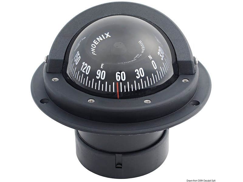 Bussola ad incasso RIVIERA Zenit 3"