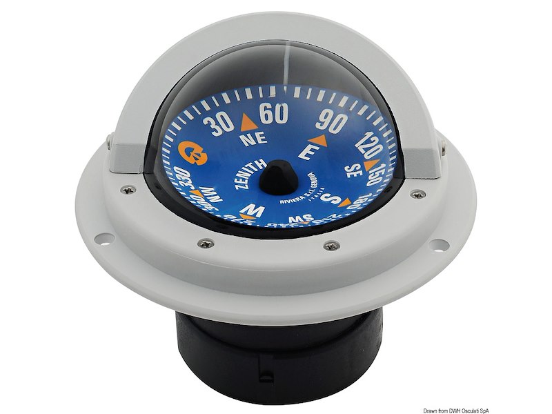 Bussola ad incasso RIVIERA Zenit 3"