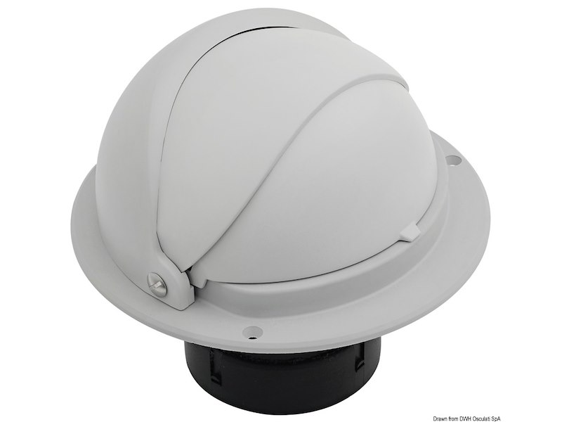 Bussola da incasso con copertura telescopica avvolgente RIVIERA Zenit 3"