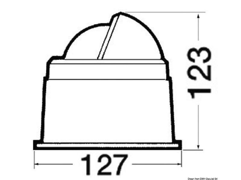 Bussola a chiesuola RIVIERA Zenit 3"