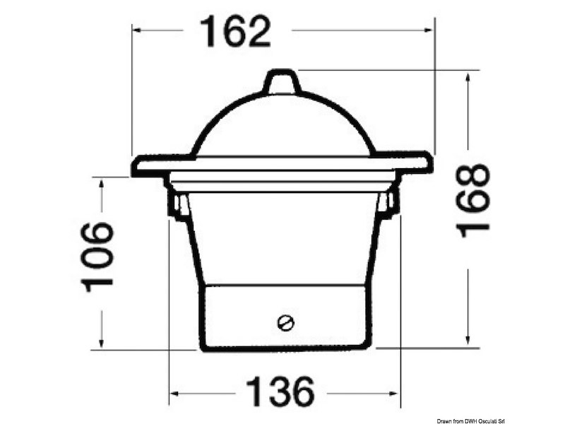 Bussola ad incasso RIVIERA 4"