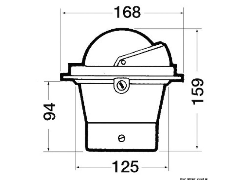 Bussola ad incasso RIVIERA 4"