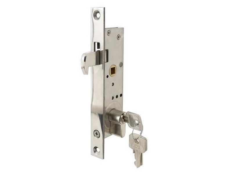 SERRATURA INOX PER PORTE SCORREVOLI