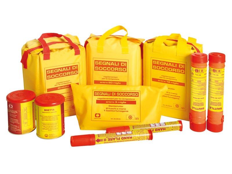 Confezione segnali di soccorso Italia DM 21/09/2024